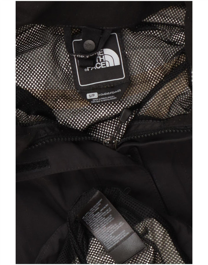 Jachetă de ploaie cu glugă The North Face pentru femei UK 10 Small Black Nylon