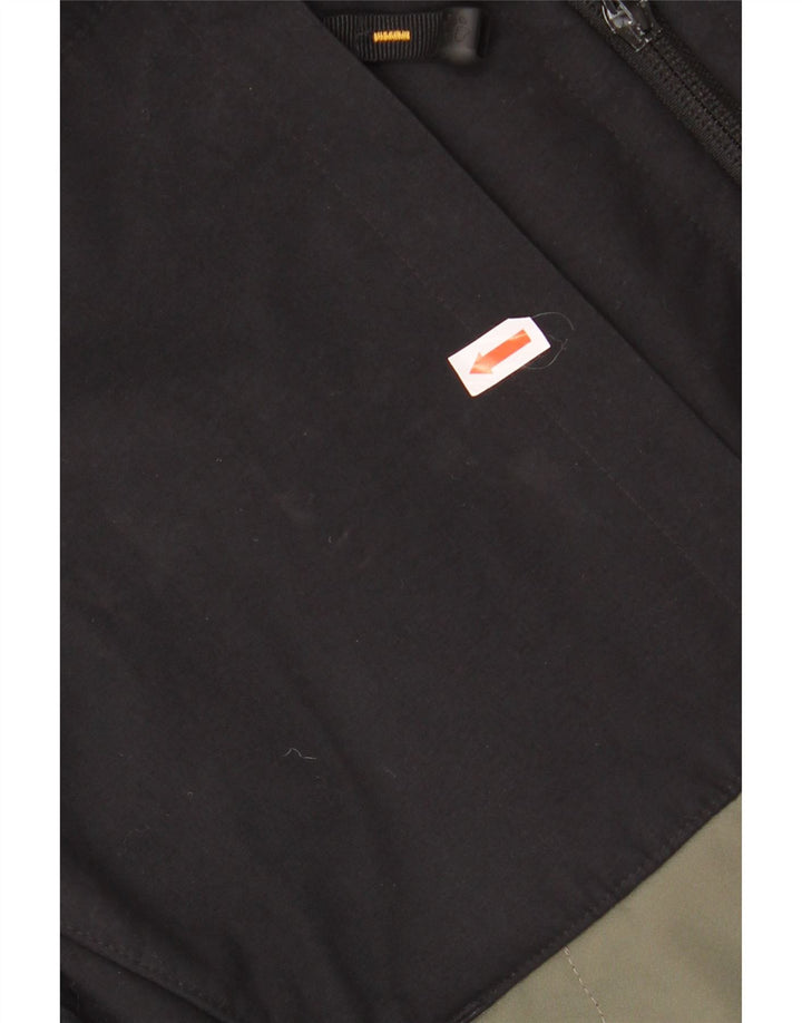 JACK WOLFSKIN Jachetă de vânt pentru bărbați UK 36/38 Medium Kaki Colorblock