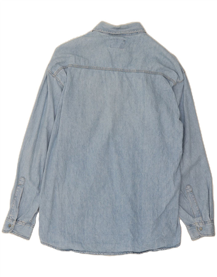 MUSTANG Mens Denim Shirt Medium Blue Vintage Mustang and Second-Hand Mustang from Messina Hembry 