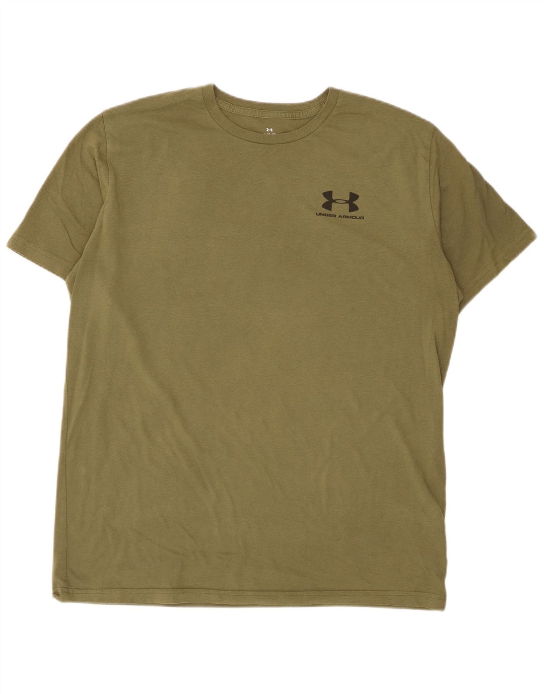 Tricou Under Armour pentru bărbați Top mare din bumbac kaki