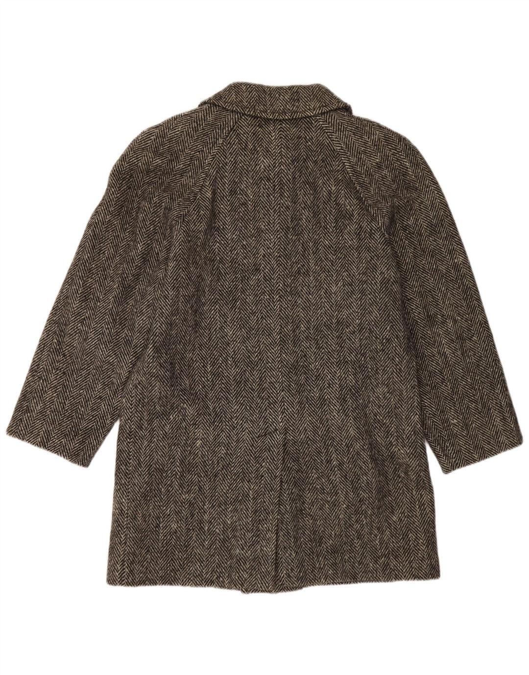 BLUE DEVIL Pardesiu pentru bărbați UK 38 Medium Gris Herringbone Lână