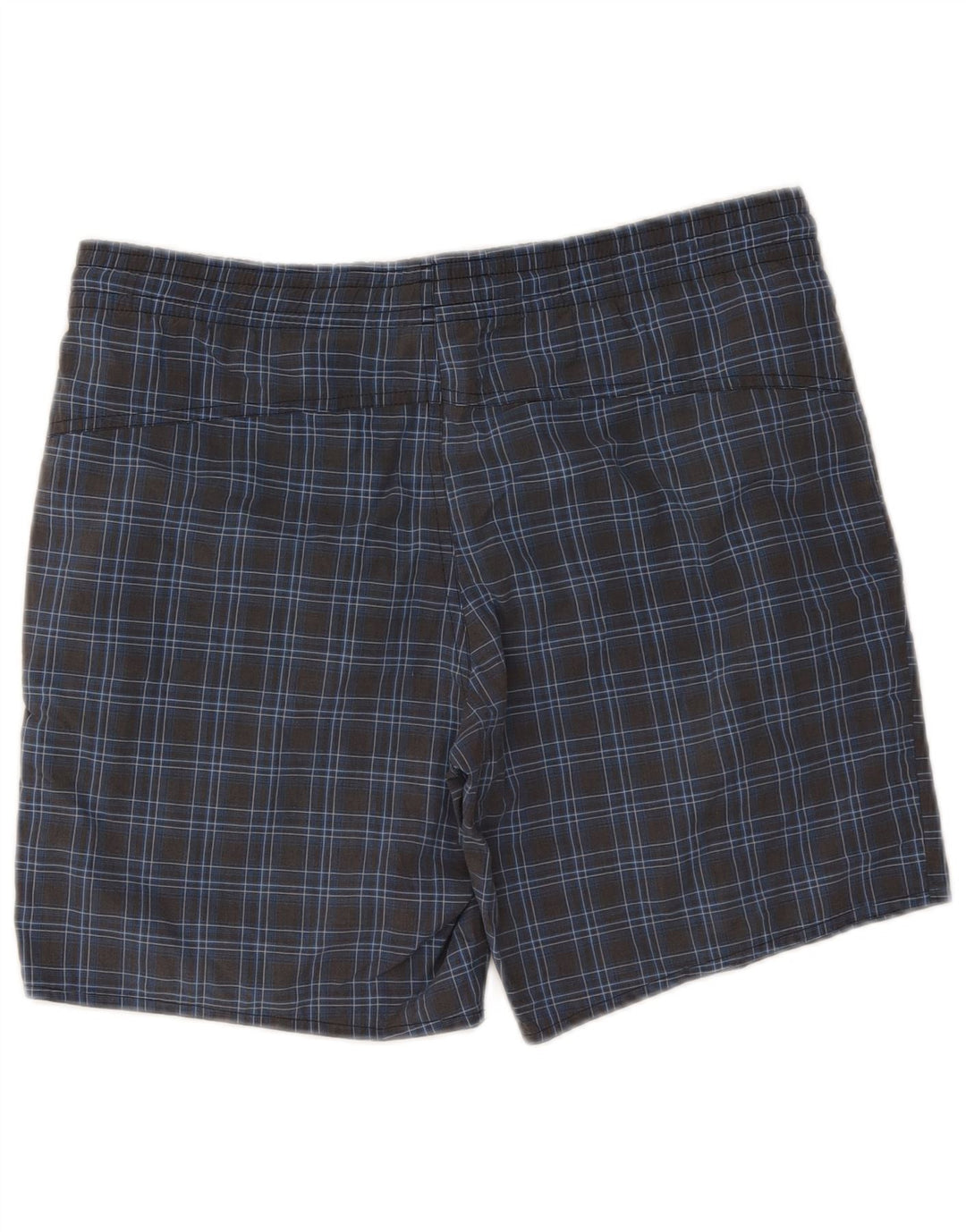 Pantaloni scurți de înot Adidas pentru bărbați, poliester cu carouri mici, bleumarin