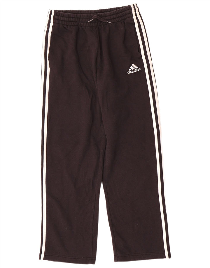 Pantaloni de trening Adidas pentru bărbați, bumbac negru mic