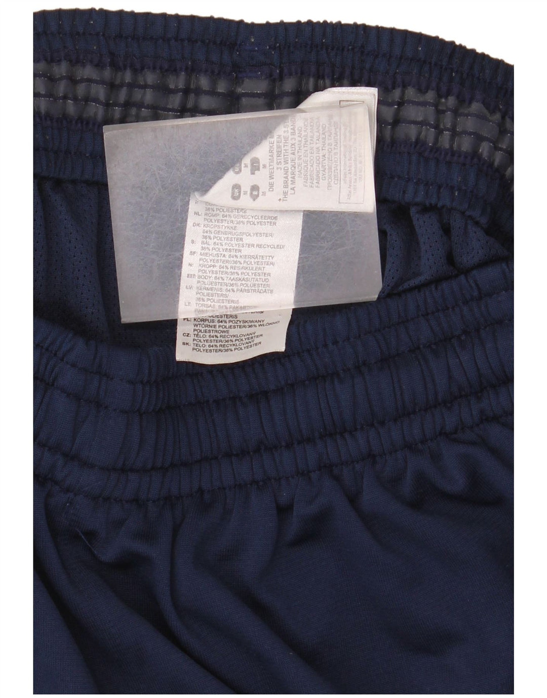 Pantaloni scurți sport grafic Adidas pentru bărbați, poliester medii bleumarin