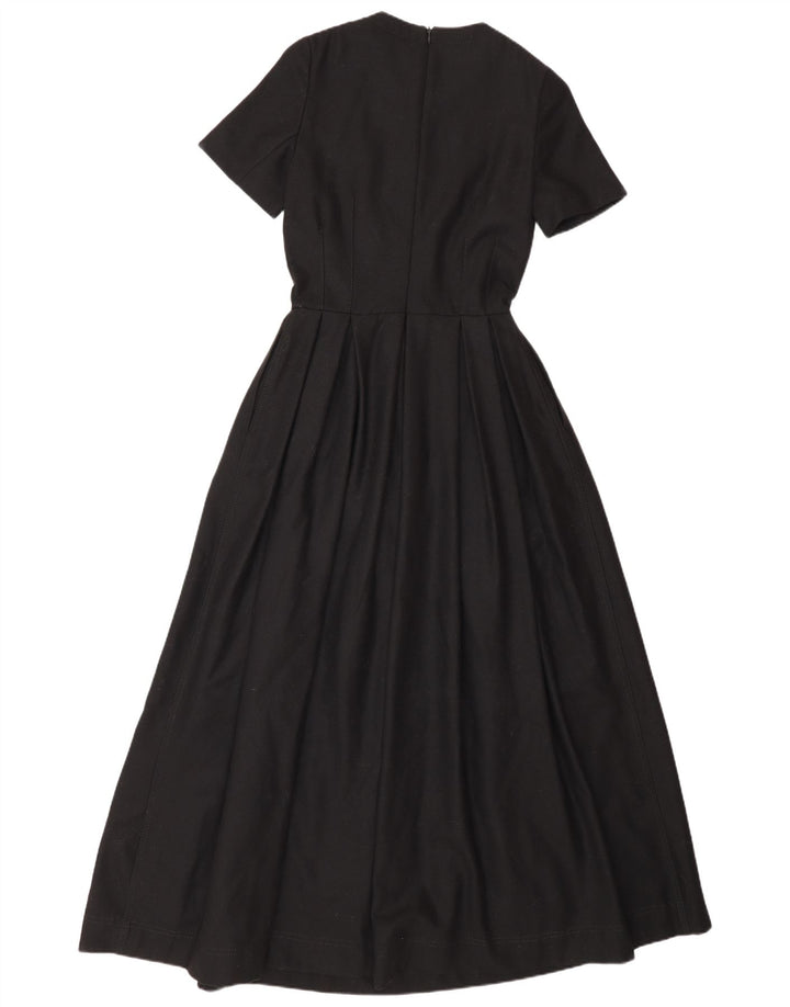 Massimo Dutti Rochie Maxi Femei EU 34 2XS Lână Neagră