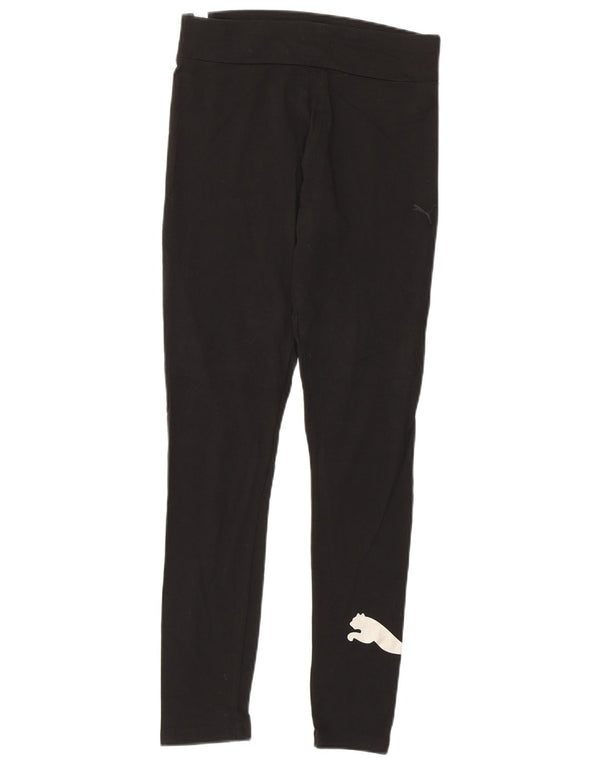 Leggings grafic Puma pentru femei UK 12, bumbac mediu negru