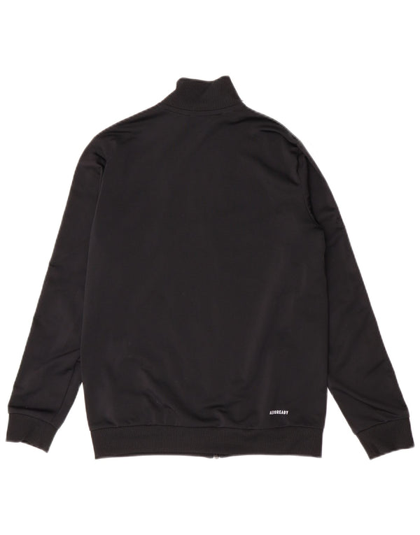 Jachetă Adidas Aeroready pentru trening pentru băieți 11-12 ani, negru, color block