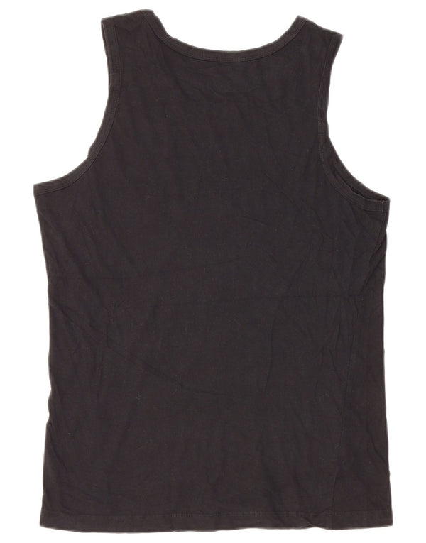 Nike Mens Vest Top Small Black Cotton