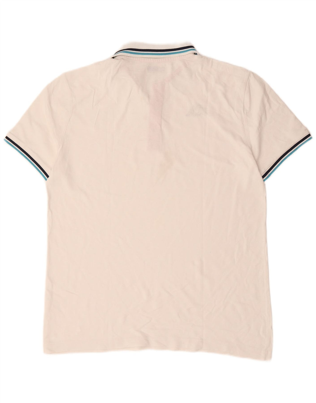 Cămașă polo pentru bărbați Kappa, mare, alb, bumbac