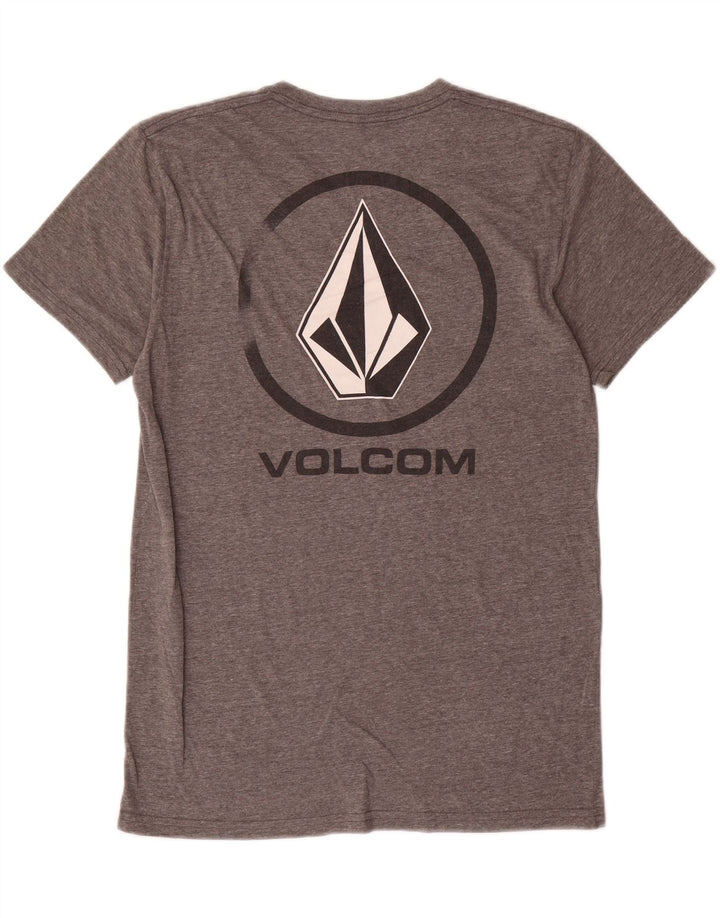Tricou grafic pentru bărbați Volcom Top mic, gri, bumbac