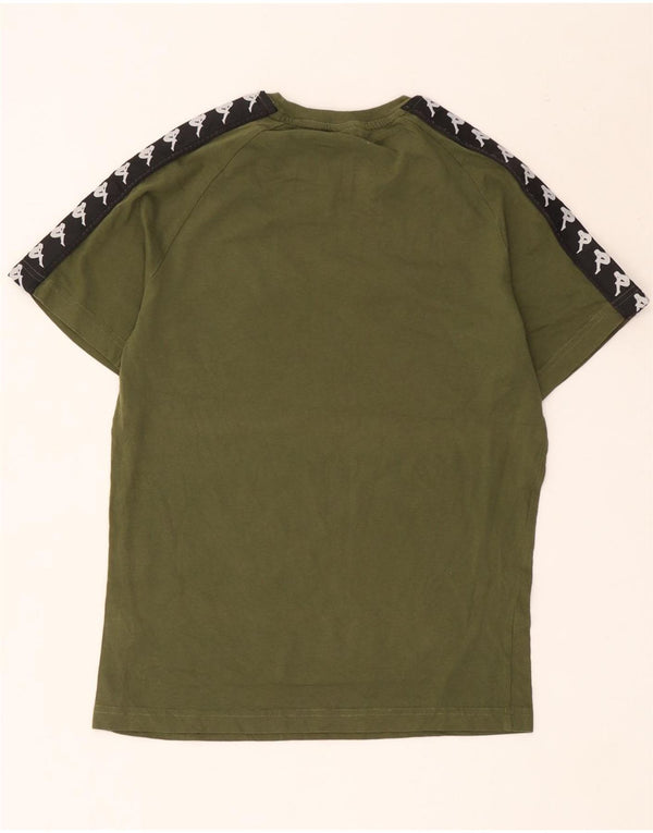 Tricou grafic pentru bărbați Kappa Top Medium Green Colorblock Bumbac