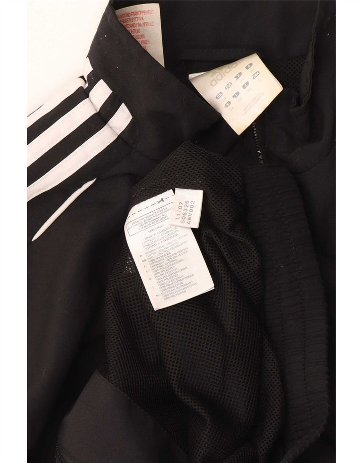 Jachetă de trening pentru băieți Adidas 13-14 ani, poliester negru