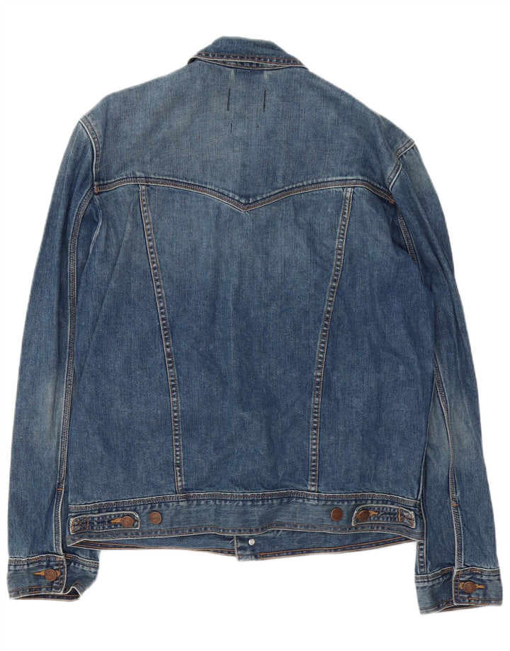 Jachetă de blugi casual pentru bărbați Wrangler UK 40, mare, albastru, bumbac