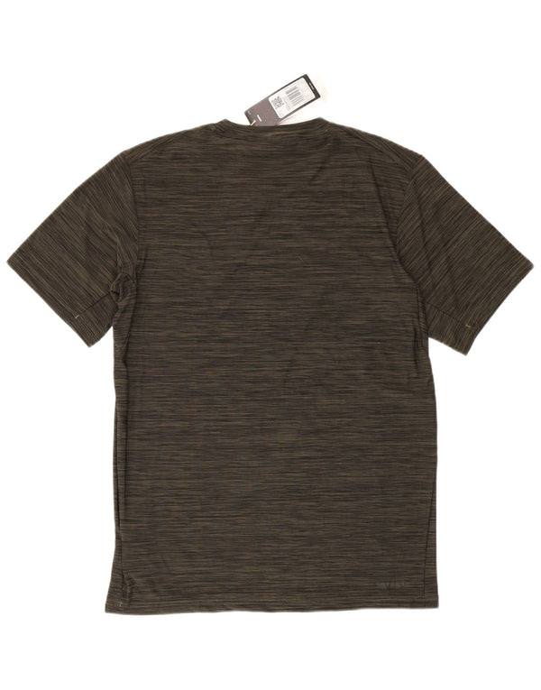 Tricou pentru bărbați Adidas Top Mic Kaki Flecked Poliester