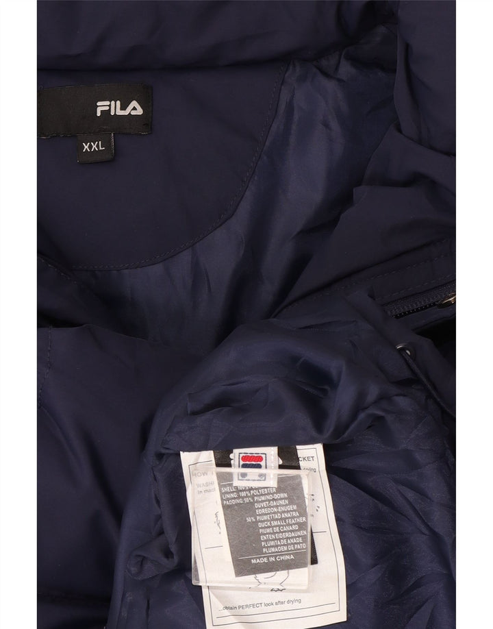 Jachetă căptușită Fila pentru bărbați UK 44 2XL Bleumarin Poliester