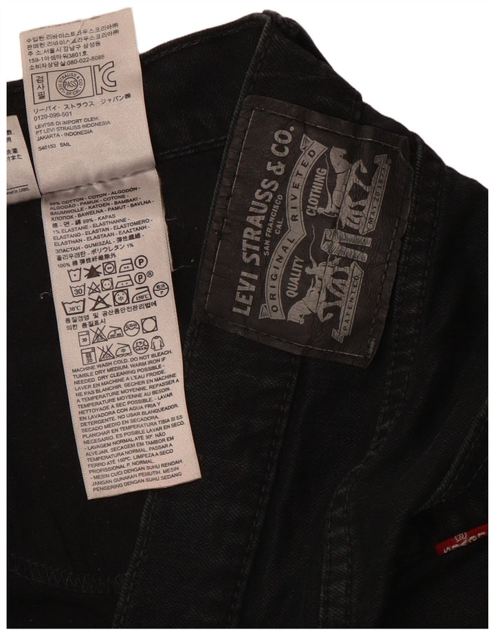 Blugi slim pentru bărbați Levi's W36 L32 bumbac negru
