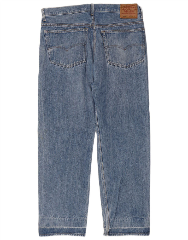 Blugi drepti pentru bărbați Levi's 501 W38 L29 Bumbac albastru