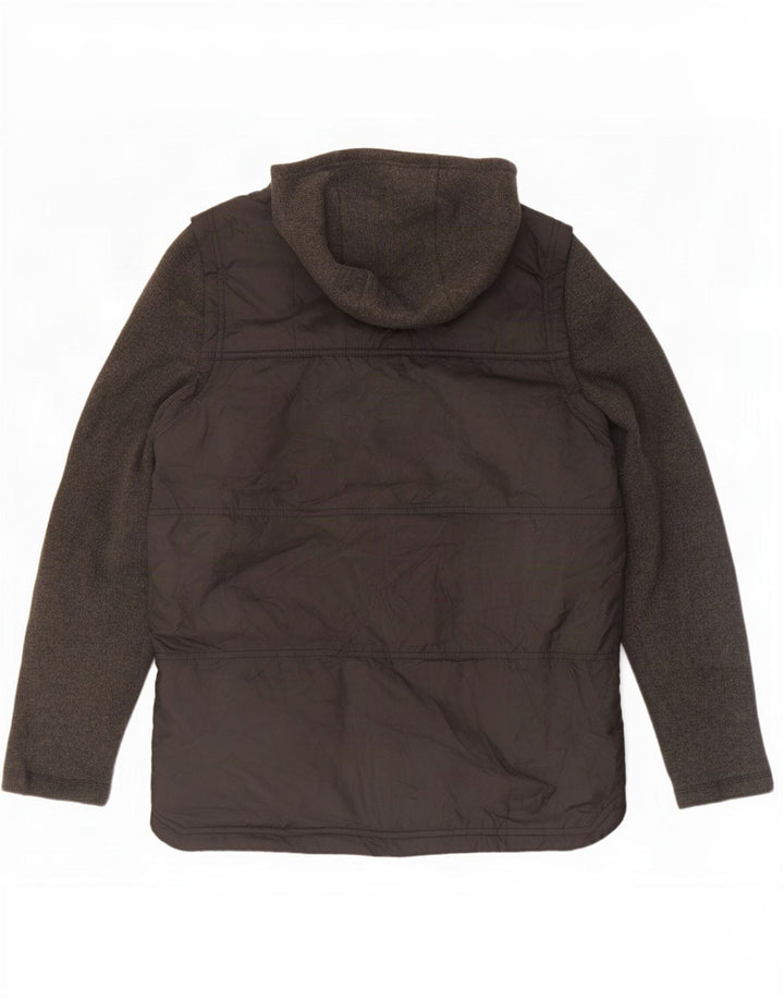 Jachetă căptușită cu glugă The North Face pentru băieți 12-13 ani, mare, negru, poliester