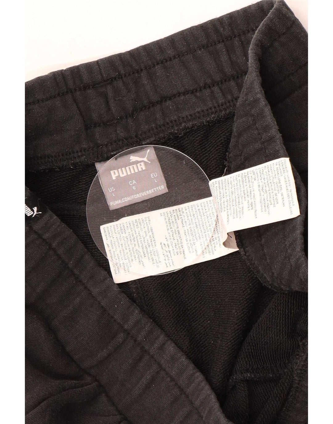 Pantaloni scurți sport Puma pentru bărbați, mari, negru, bumbac