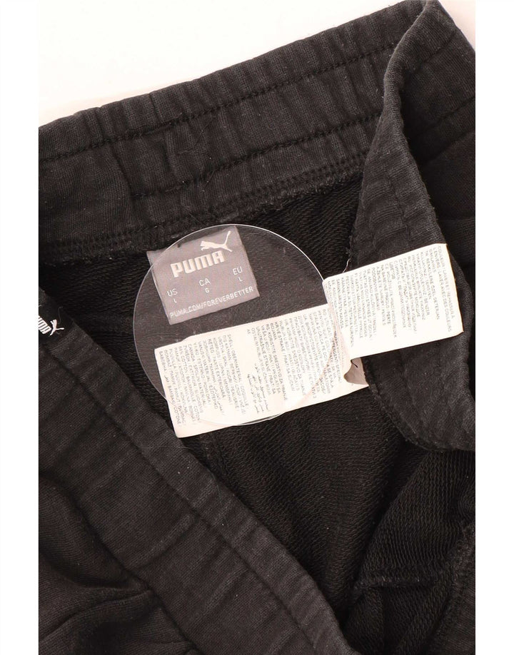Pantaloni scurți sport Puma pentru bărbați, mari, negru, bumbac