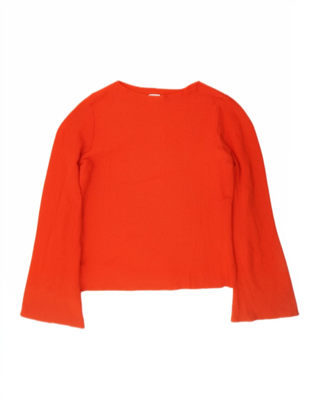 Oasis Top pentru femei cu mânecă lungă UK 6 XS Orange Viscose