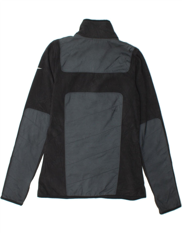 NIKE Mens Therma-Fit Fleece Jacket UK 36 Small Black Colourblock Polyester Vintage Nike and Second-Hand Nike from Messina Hembry 