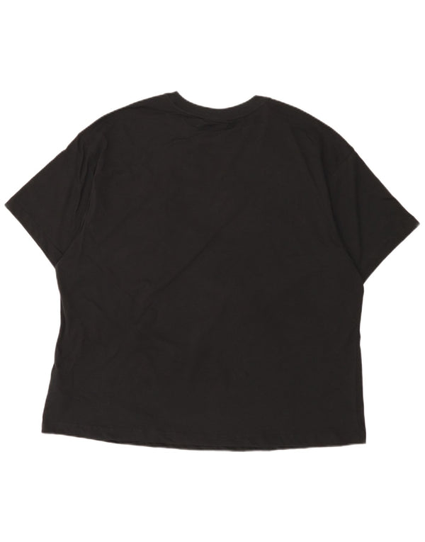 Tricou supradimensionat pentru femei Nike UK 18 XL, bumbac negru