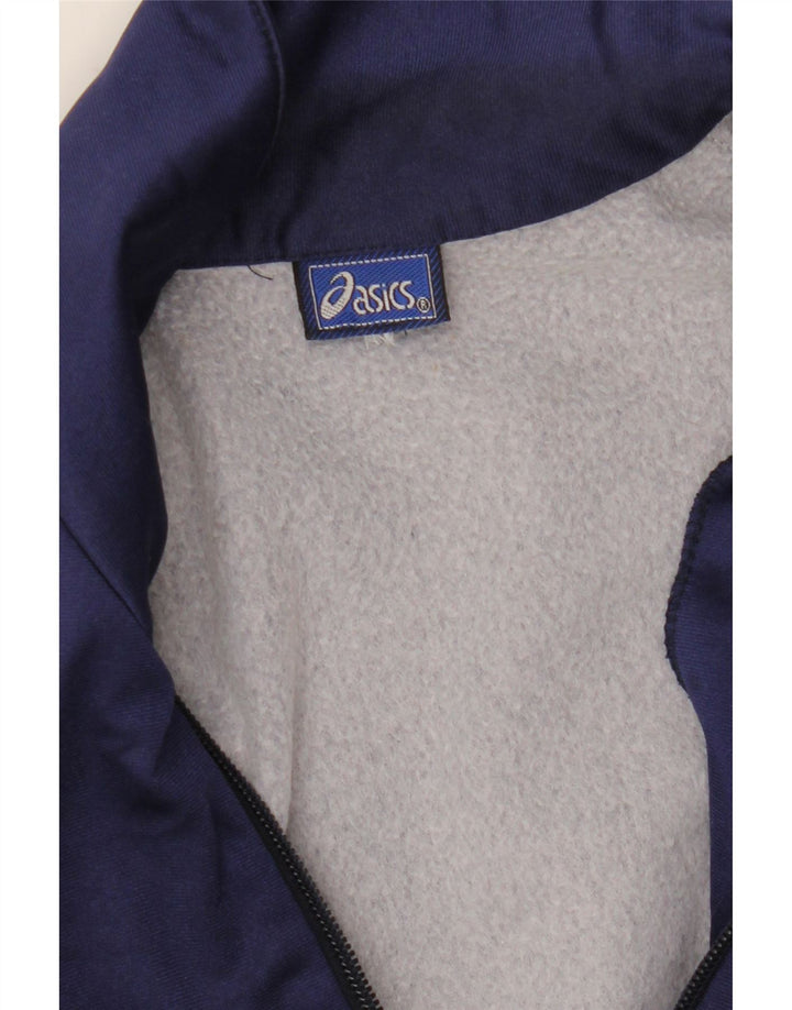 Jachetă de top pentru trening grafic Asics pentru bărbați XL, bleumarin, color block