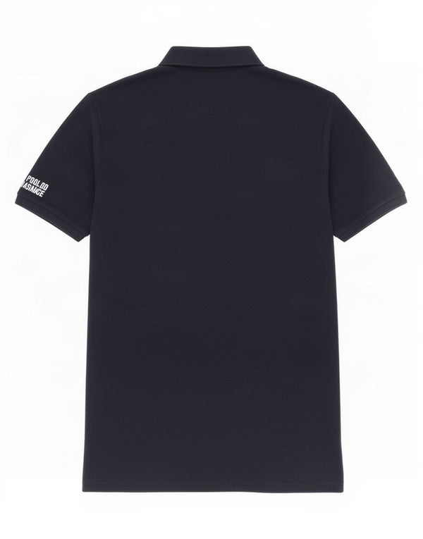 Cămașă polo Calvin Klein Jeans pentru bărbați 2XL, bumbac color block, albastru bleumarin
