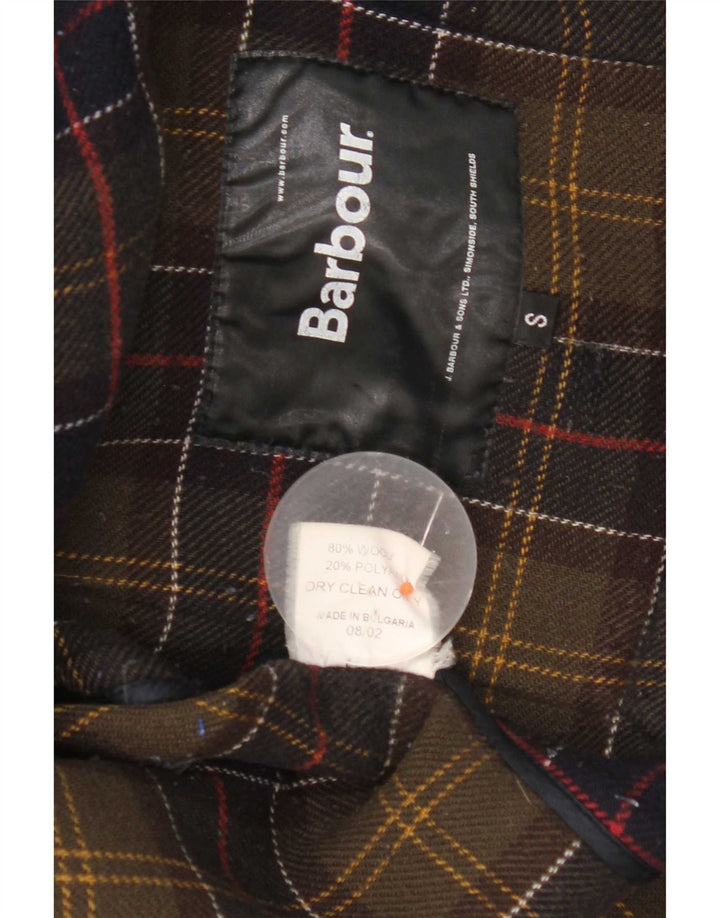 Palton pentru bărbați cu glugă Barbour UK 36 Lână mică, albastru marin