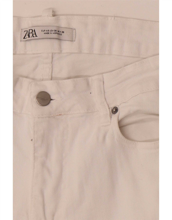 Blugi slim pentru bărbați Zara EU 46 XL W36 L30 Alb