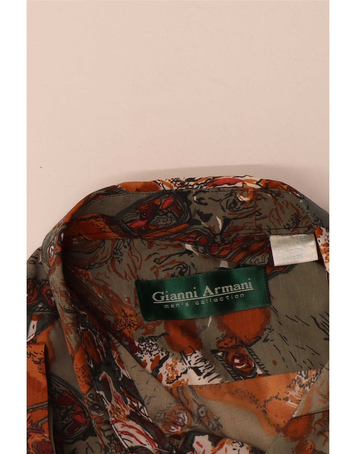Cămașă Vintage pentru bărbați cu model abstract Mărimea 39 mediu multicoloră