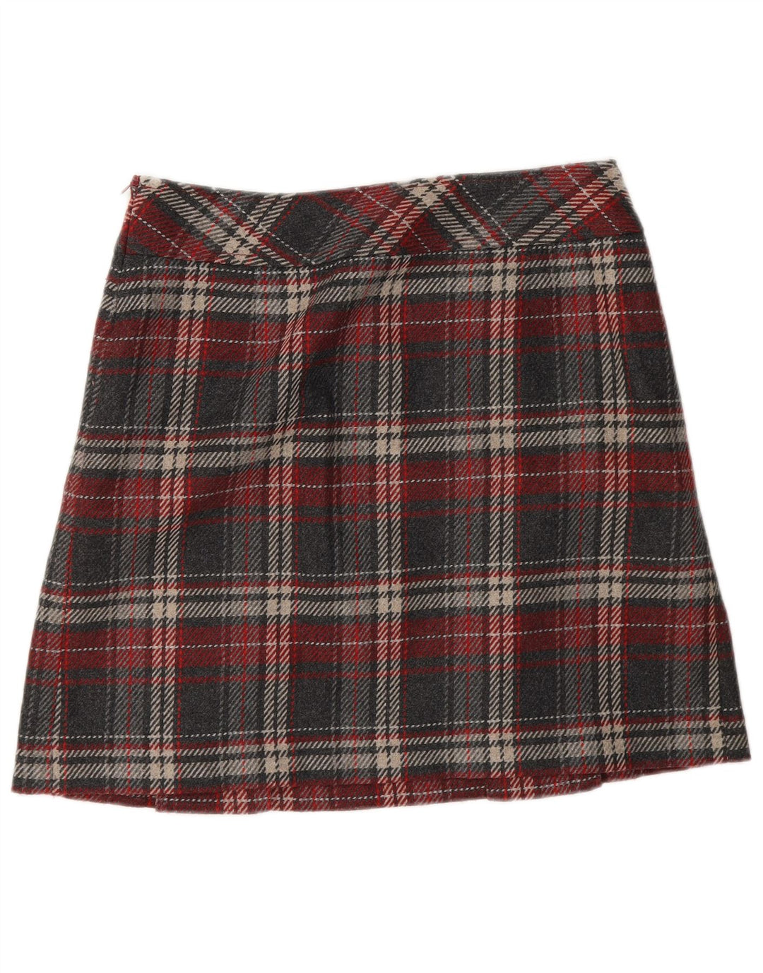 Fusta Mini S.Oliver Femei EU 36 Mica W30 Grey Check Acrylic