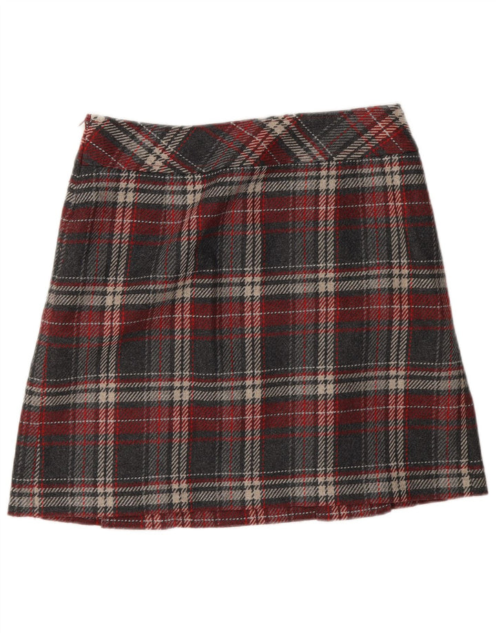 Fusta Mini S.Oliver Femei EU 36 Mica W30 Grey Check Acrylic