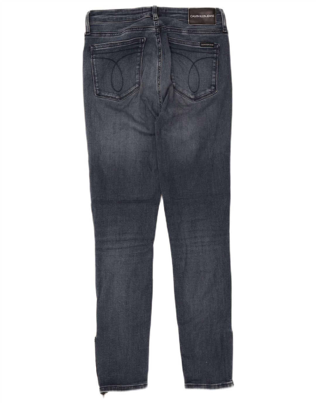 CALVIN KLEIN Blugi skinny pentru femei cu talie medie W28 L27 bumbac albastru