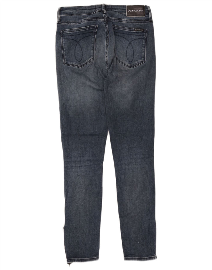 CALVIN KLEIN Blugi skinny pentru femei cu talie medie W28 L27 bumbac albastru