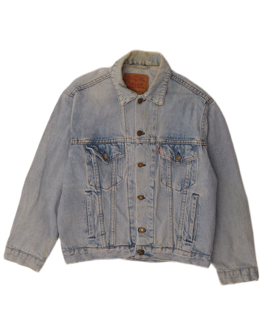 Jachetă de blugi pentru bărbați Levi's UK 36 Small Blue Bumbac