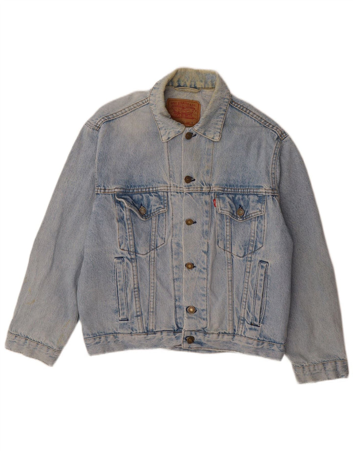 Jachetă de blugi pentru bărbați Levi's UK 36 Small Blue Bumbac