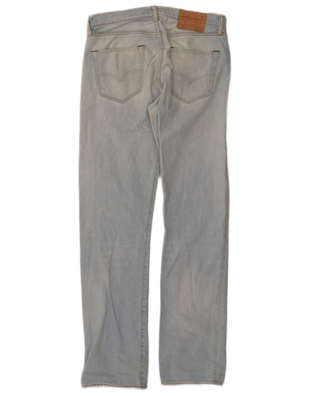 Blugi drepti pentru bărbați Levi's 501 W30 L32 Bumbac albastru
