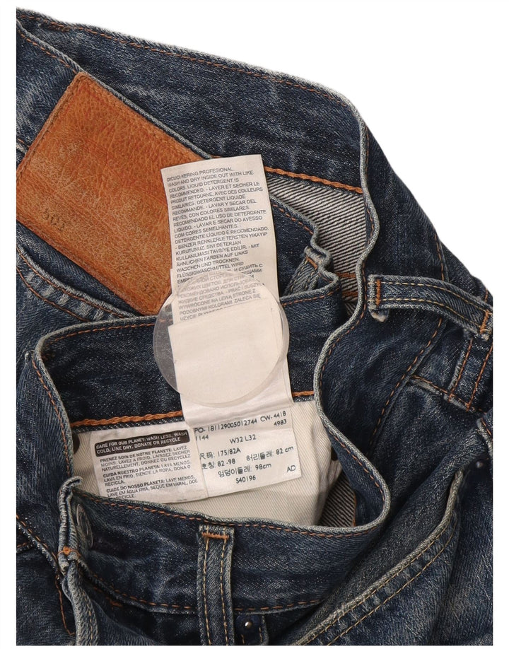 Blugi drepti pentru bărbați Levi's 501 W32 L32 Bumbac albastru