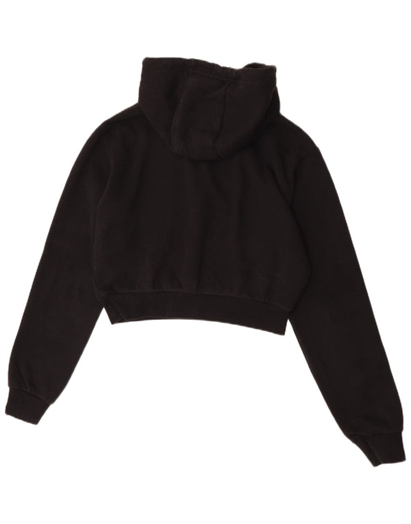 Pulover pentru femeie Ellesse Crop Hoodie UK 10 mic bumbac negru