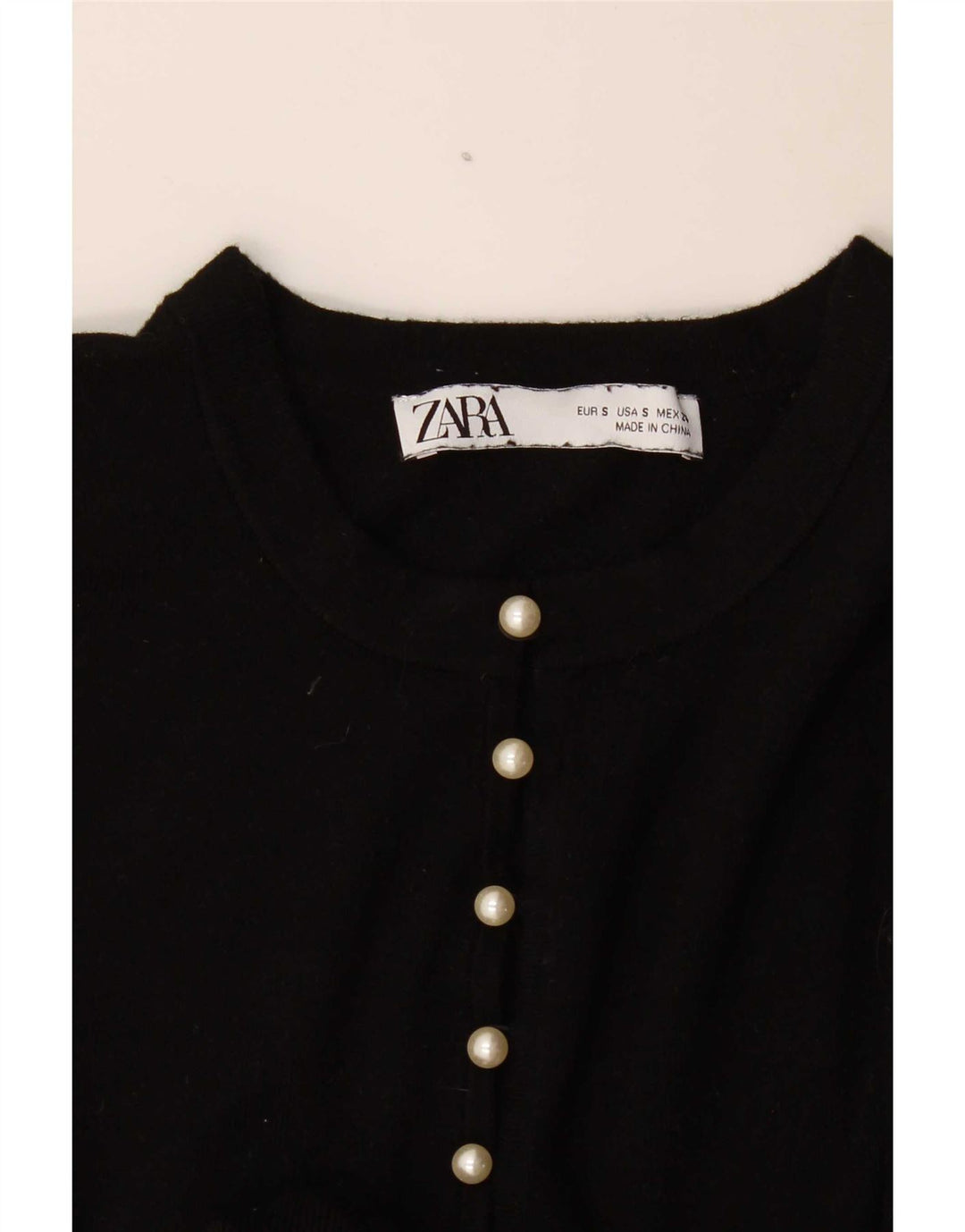 Pulover pentru damă Zara, cu gât turnut, UK 10 Mic Negru