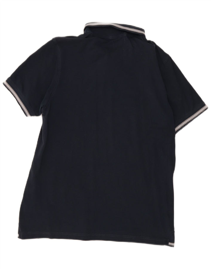 Cămașă polo pentru bărbați Marlboro Classics Slim Fit, mare bleumarin