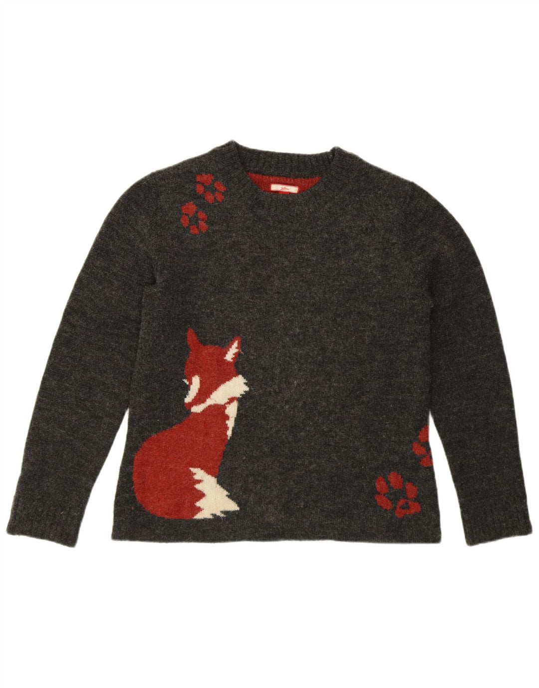 Pulover pentru femei Joe Browns cu decolteu triplu UK 12 Medium Gri Acrilic