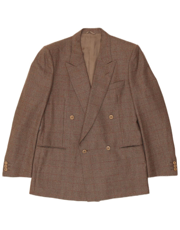 Jachetă pentru bărbați Corneliani Blazer în două piept IT 50 Maro Maro Check