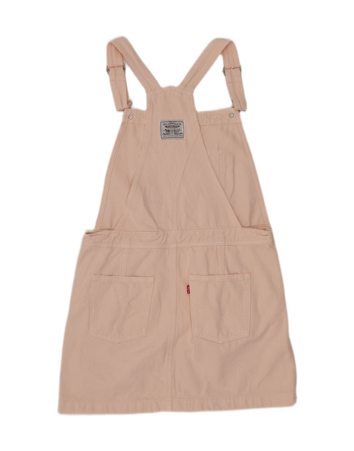 Levi's Salopete Femei Fusta Denim Medium W34 Roz Bumbac