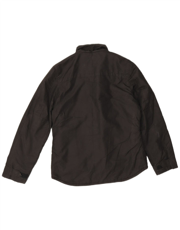 Jachetă de vânt supradimensionată Levi's pentru femei UK 10, poliester negru mic