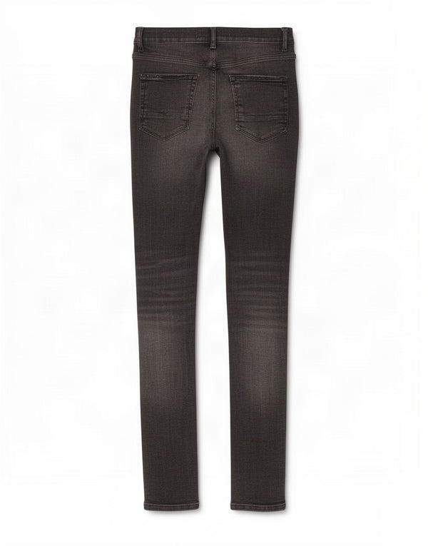 Blugi skinny distressed pentru femei Zara EU 42 Large W32 L33 Bumbac negru