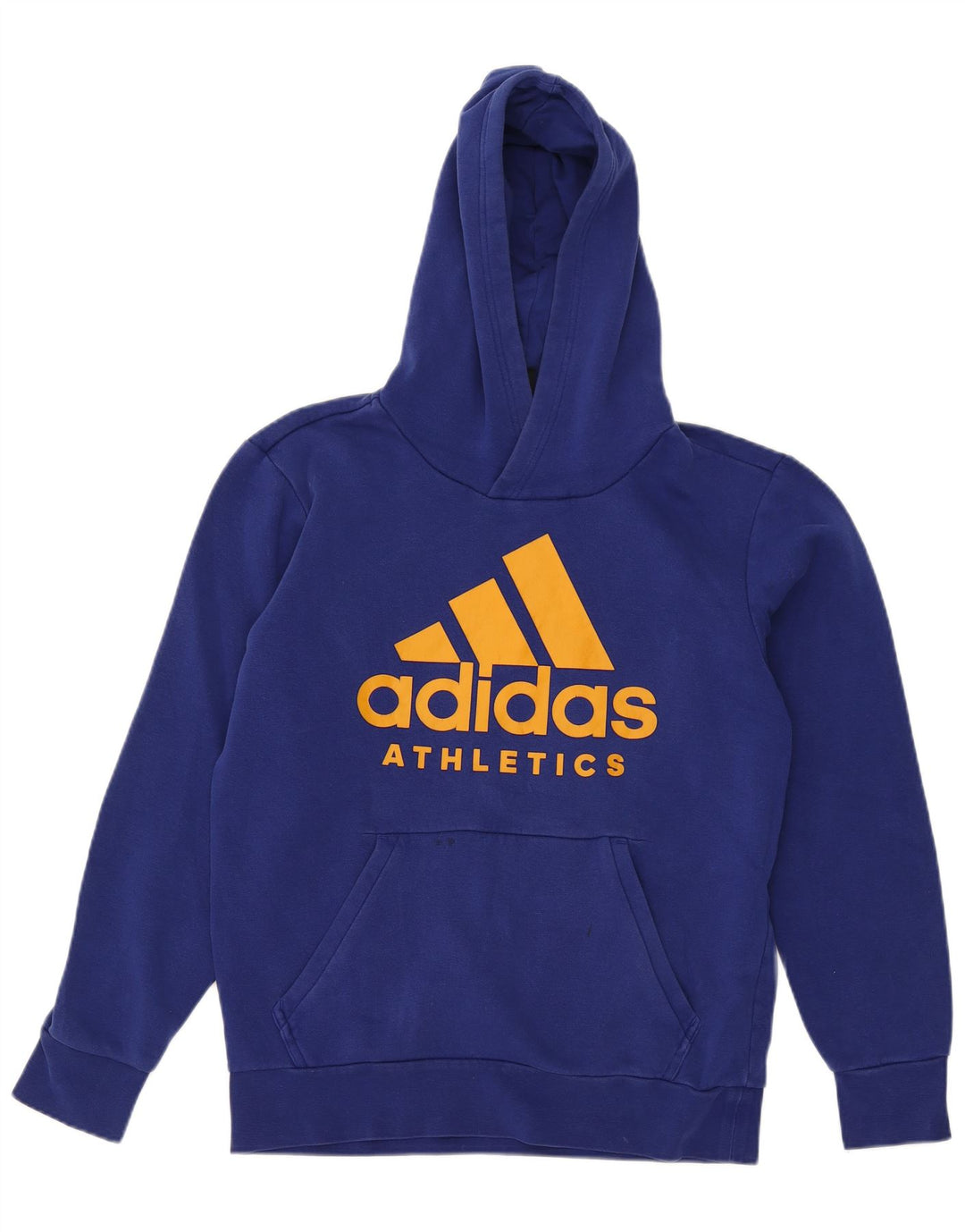 Pulover pentru bărbați Adidas Graphic Hoodie, albastru mediu