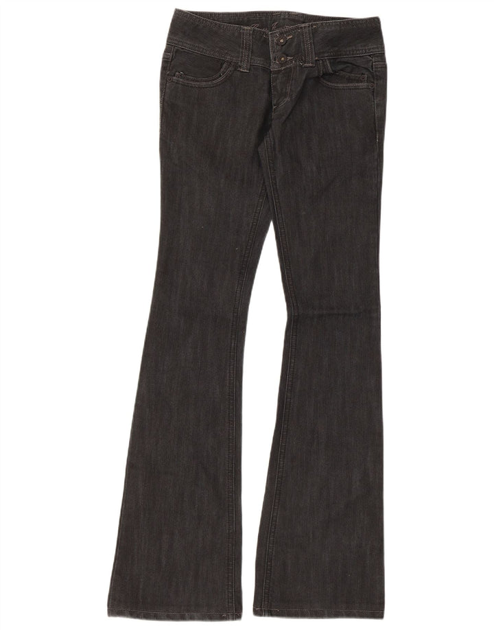 Blugi evazați pentru femei Guess W25 L32 bumbac negru
